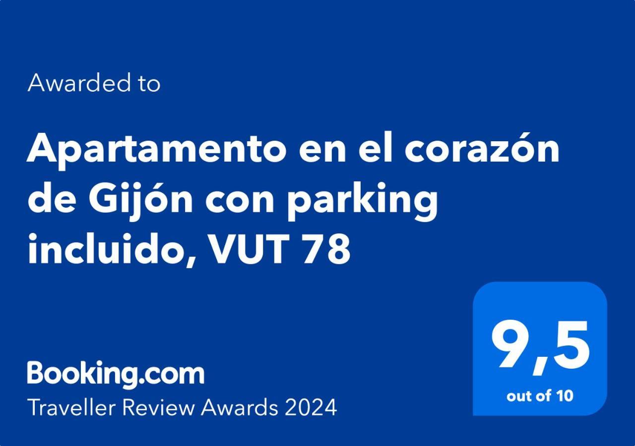 Apartamento En El Corazon De Gijon Con Parking Incluido, Vut 78 Eksteriør billede